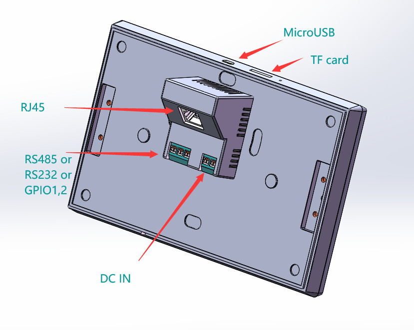 Customized booting logo wall flush 7 inch android poe tablet with NFC,Relay,Proximity Sensor