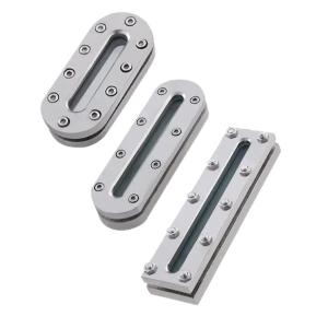 China 304 316 Stainless Steel Rectangular Welding Sight Glass for Customized Specifications wholesale
