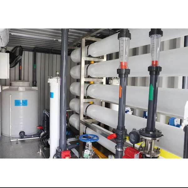 Brackish Well Water Purifying 40T Desalination Plant RO Water Filtration With 98.5% Desalination Rate