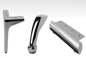 China (Iron + Chrome) Metel sofa legs wholesale