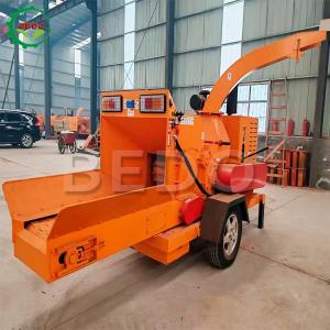 China Mobile Garden Branch Shredder Machine 55HP Diesel Engine Electric Start wholesale