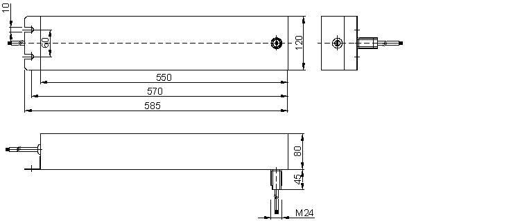 115V 250V AC 30A 3 Phase Low Pass Emi Filter For Rail And Transportation