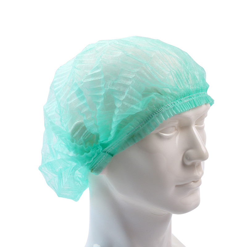 10gsm-35gsm Disposable Non Woven Cap 18'' 21'' 24''