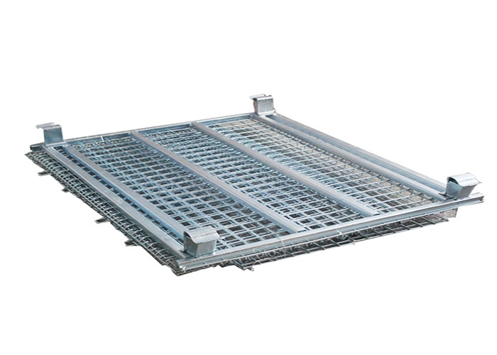 SGS Stainless Steel Mesh Container , Warehouse Wire Mesh Storage Bins