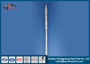 China Tapered / Tubular Telecomminication Monopole Towers for Signal Transmission wholesale