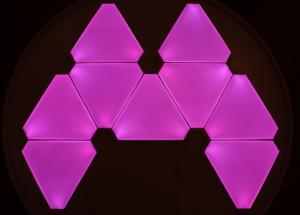China Splicing Modular Triangle LED Lights Intelligent RGB 240V wholesale