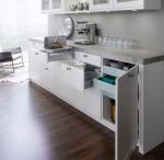 American style Shaker kitchen cabinet，white color kitchen cupboard，kitchen from