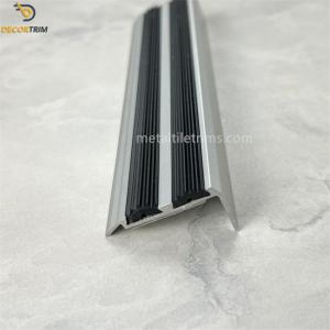 China Silver / Grey Bullnose Tile Trim Metal Trim Shower Niche Punching Roud Stair Nosing wholesale