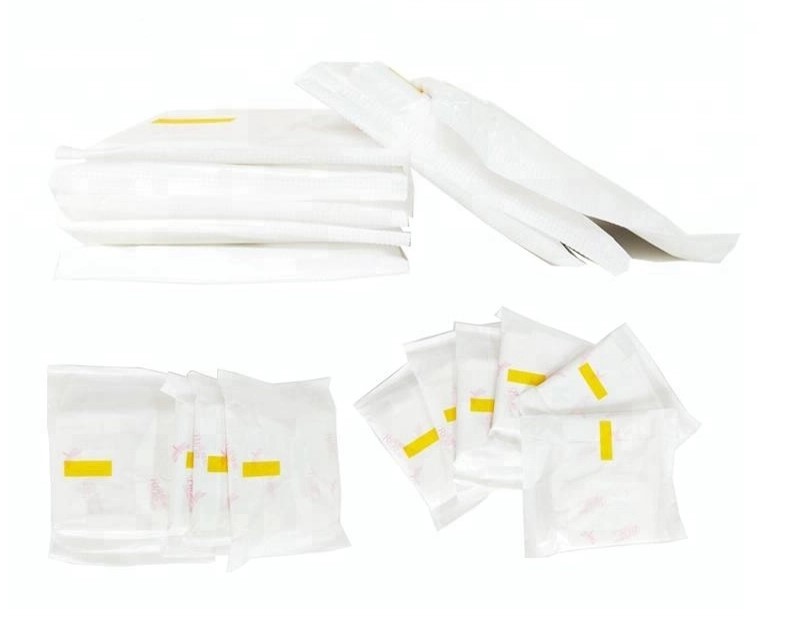 Menstrual Period Soft Dry Surface Non Woven Cotton Sanitary Napkin