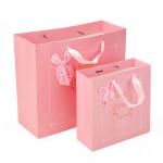 Customized Fashion Shopping Bag Take Away Food Bag Brown Kraft Clothing Paper