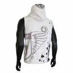 Custom Made Casual Sport Clothes Men Sublimation Sleeveless Hoodie Top