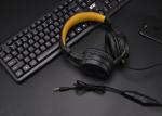 Comfortable Gaming Headset Ps4 Ps5 , FCC Mobile Yellow Gaming Headphones
