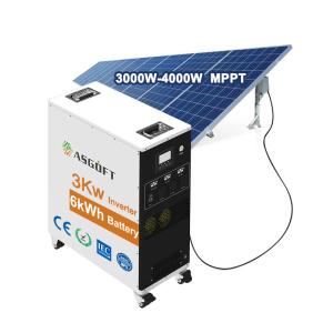 China 3000W Solar Power Station Generator 86kg 0C~55C Charge Temperature wholesale