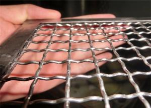 China Food Grade 15mm Square Stainless Steel Crimped Mesh wholesale