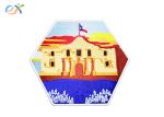 100% Full Embroidery Designs Patches , Pine Cone Shape Boy Scout Shirt Patches