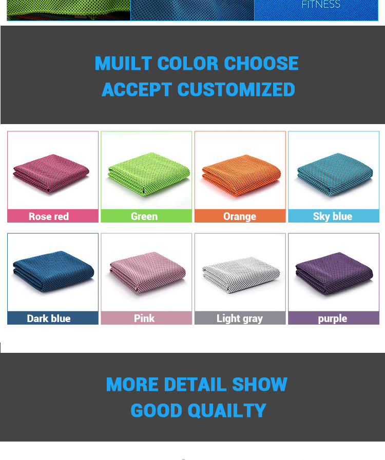 Multifunctional Promotional Gym Towels Anti UV Logo Printable Compact Fast Dry