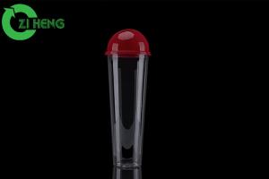 China Leak Resistant Clear Plastic Cups With Lids Durable No Smell Robust Material wholesale