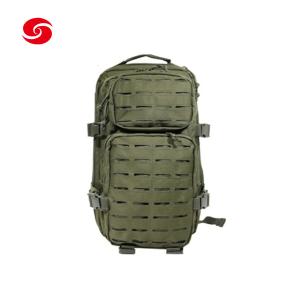 China                                  Army Green 600d Polyester Laser Cut Military Tactical Combat Backpack              wholesale
