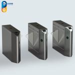 Arms Synchronization Flap Barrier Turnstile With Organic Glass Wing