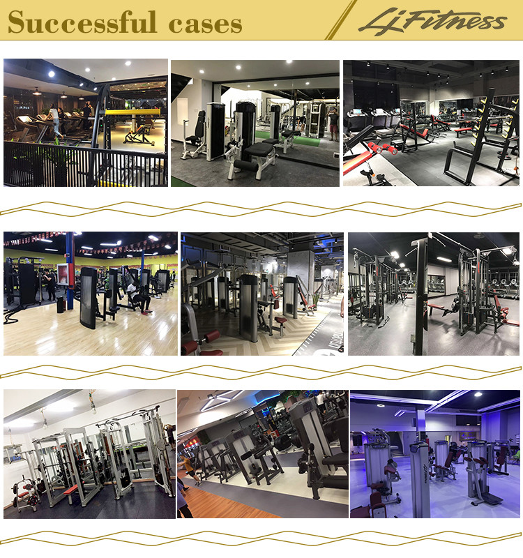 China gym body fitness equipment seated sliver frame triceps press exercise machine