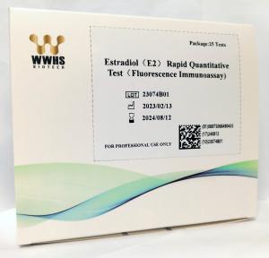 China Estradiol （E2）Rapid Quantitative Test WWHS FIA POCT Fluorescence Immunoassay wholesale