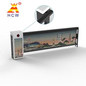 China LED Light Advertising Barriers 200W Automatic Parking 4m Arm Length wholesale