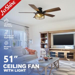 China 5 MDF Blades DC Motor Ceiling Fan For Indoor Commercial Farmhouse wholesale
