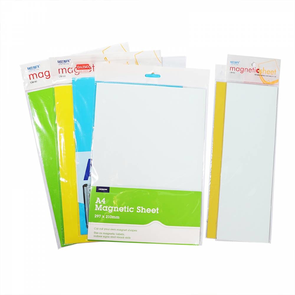 Coloured Printable Magnetic A4 Sheets Flexible Magnet Material