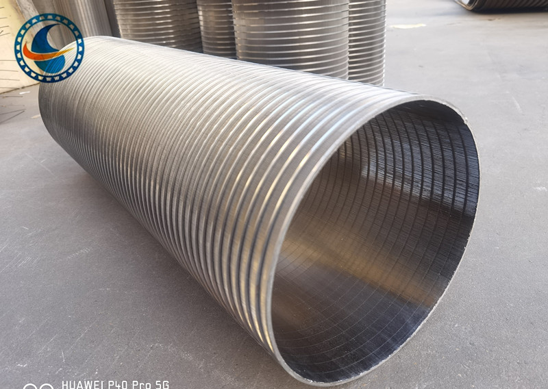Continuous Slot Profile Wedge Wire Screen SS304 Industrial Filtration