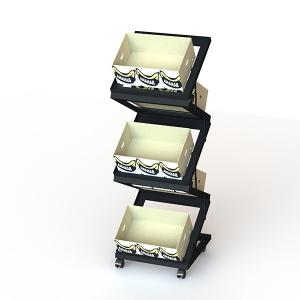 China Convenience Store 5 tier Collapsible Food Display Stands wholesale