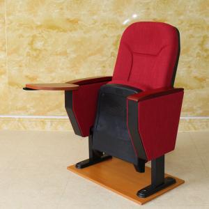 China Red Movie Theater Cinema Hall Chairs Adjustable ISO9001 Durable Flameproof wholesale