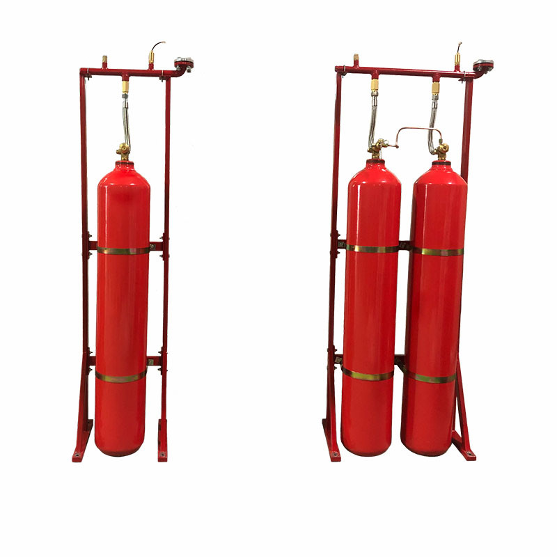 Eco Friendly 42kg Enclosed Flooding CO2 Pipe Network Fire Suppression System For Industrial Usage