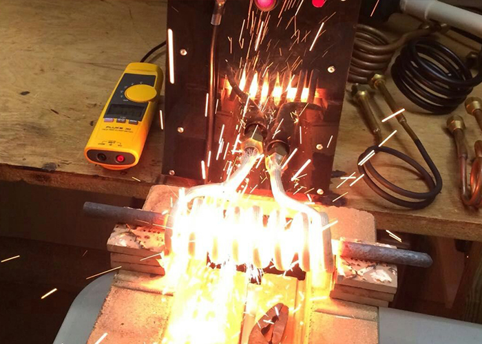  IGBT Induction Nuts And Bolts Forging Heat Treatment Machine