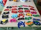 China Multi Colors Masquerade Party Masks , Party Felt Superhero Mask Customized Size wholesale