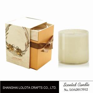 China Really Good Smelling Glass Jar Scented Candles , Home Fragrance Candles wholesale