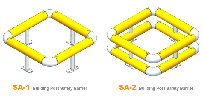 SA Building Post Safety Barrier Warehouse flexible anti-collision system   FS-2023A