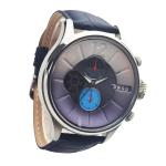 30mm Waterproof Men Slim Steel Quartz Watch Genuine Leather Band