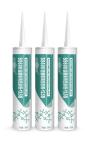 SS608 White Kitchen And Bathroom Caulk Anti Fungal Silicone Sealant