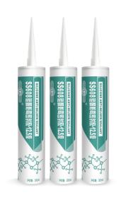 China SS608 Light Grey Bathroom Silicone Sealant Fast Drying White Caulk For Bathtub wholesale