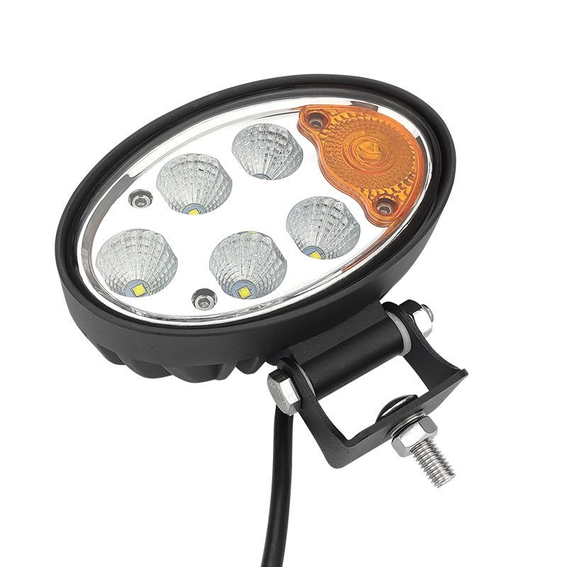 5.6 Inch 36W Oval LED Tractor Work Light with Turnal Signal