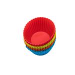 10g Microwave Safe Round Shape Silicone Cake Molds