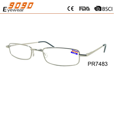 reading glasses with metal frame, hot fashionable style,suitable for women and