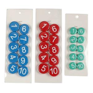 China Number Round Whiteboard Magnetic Button Custom Dia10mm 15mm 20mm 25mm wholesale