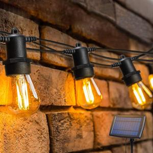 China E12 IP65 49FT Outdoor Hanging Light Bulbs With 16 LED S14 Bulbs wholesale