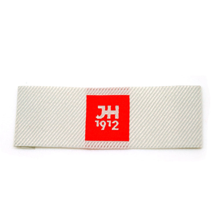 High Density Custom Suit Logo Clothing Main Woven Neck Label For Garment
