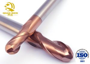 China Tungsten Carbide Roughing End Mills Ball End Mill Cutter NACO Coating wholesale