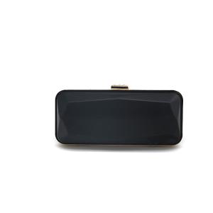 China DIY Shiny Metal Lock Rectangle Box Clutch Frame 22*9cm wholesale