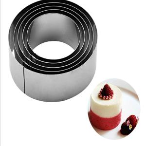 China Rk Bakeware China- 304 Stainless Steel Mousse Cake Ring wholesale