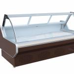 1500L 53 Cu Ft Supermarket Island Freezer , Direct Cooling Commercial Meat