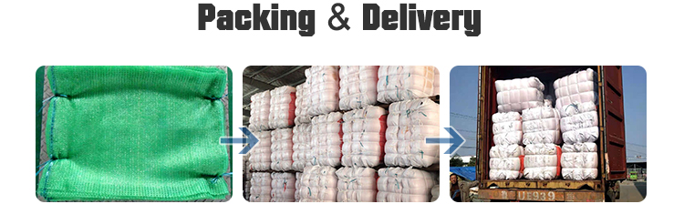 Packaging Solution Purple Polyethylene Raschel/Leno Mesh Bag for Potatoes and Vegetables